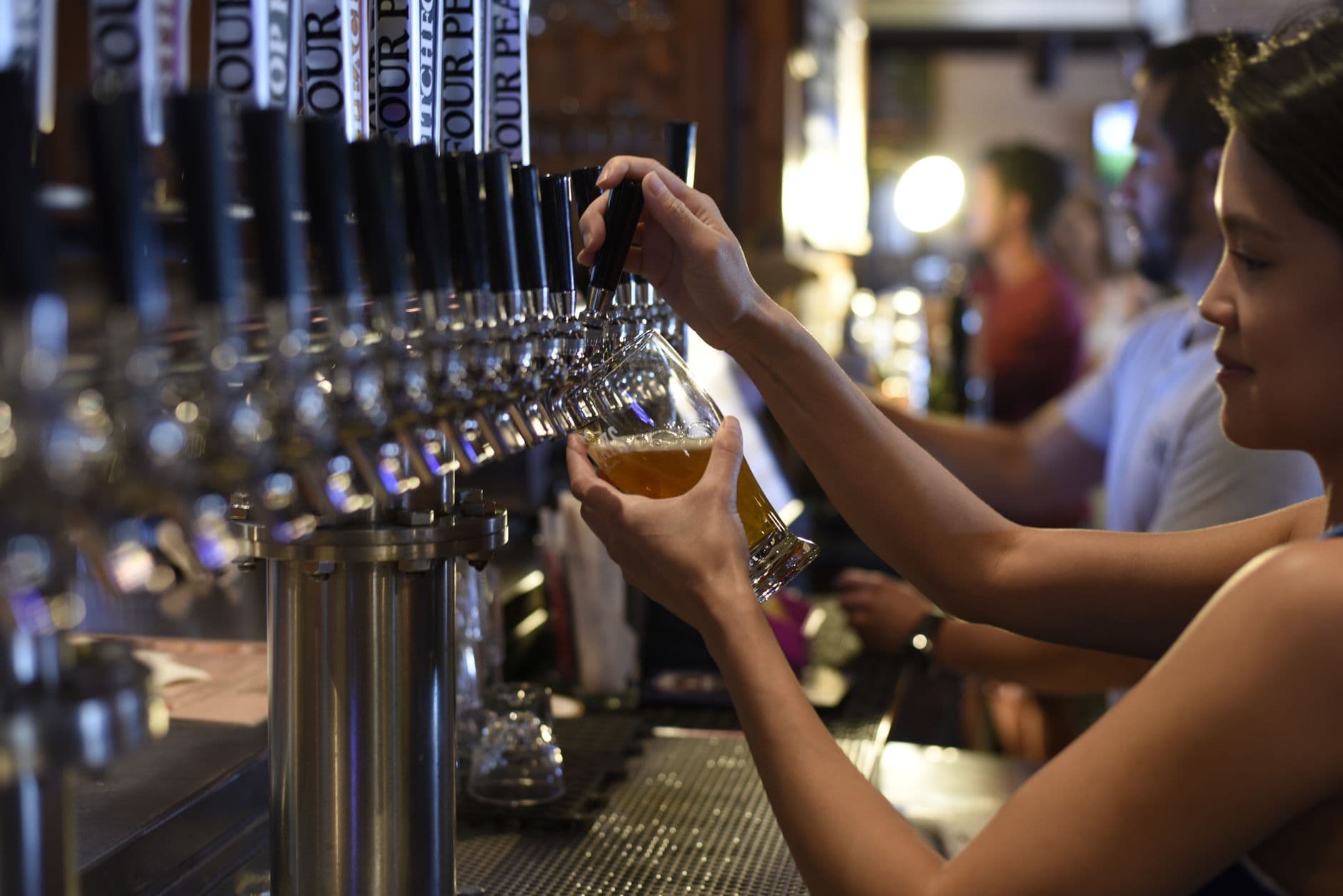 Craft beer lifestyle photography — social content built for the category