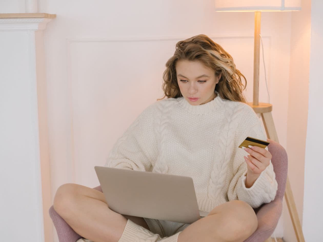 Online shopping on a laptop — web and commerce for beverage brands